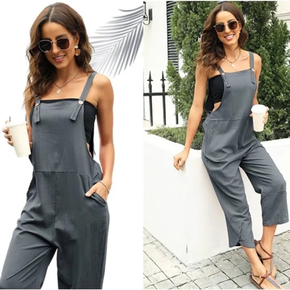 Springrain Linen Blend Overall
